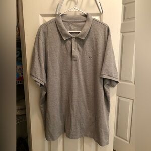 Men’s XXL vineyard vines gray polo short sleeve